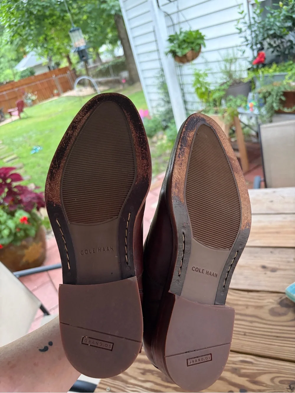 Cole Haan Men's Dark Brown Leather Chukka Chelsea Boots